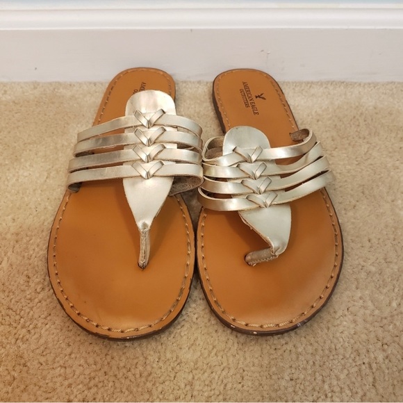 American Eagle slip on sandals Sz 9 - Picture 2 of 2